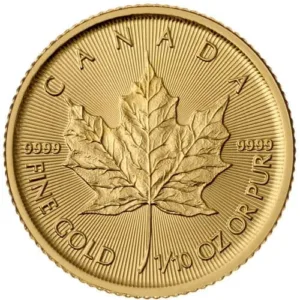 0.1 oz Canadian Maple leaf