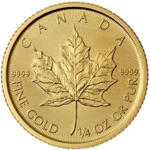 0.25 oz Canadian Maple leaf