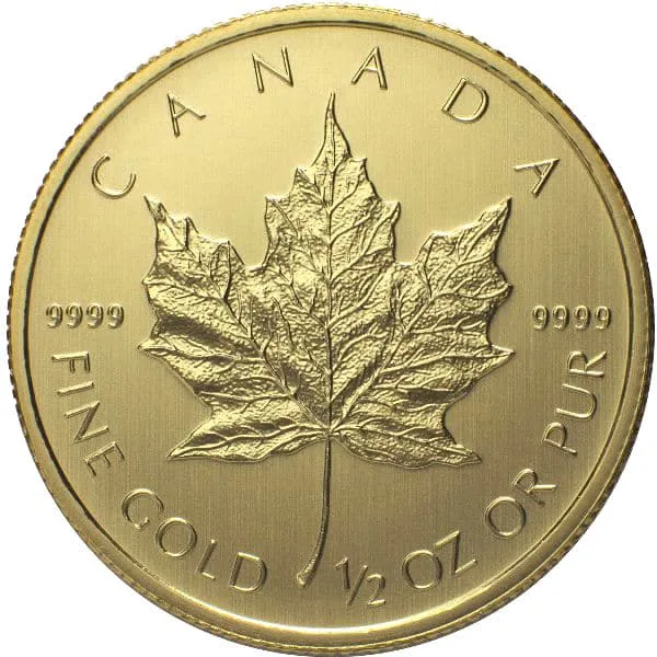 0.5 oz Canadian Maple Leaf