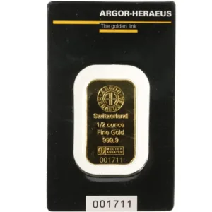 Buy 0.5 oz Gold bar online at MacsCoins