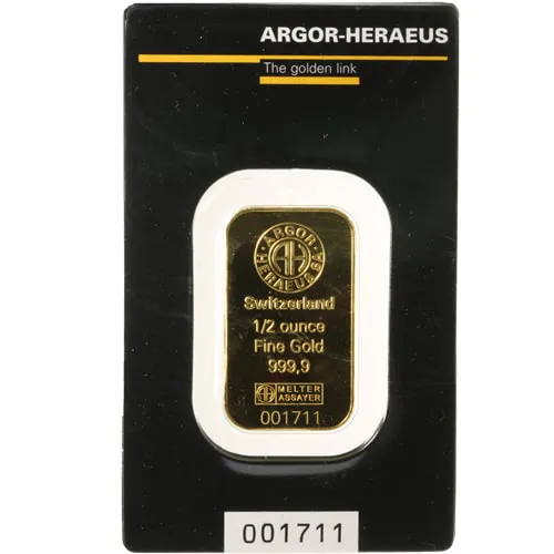 0.5 oz Gold bar