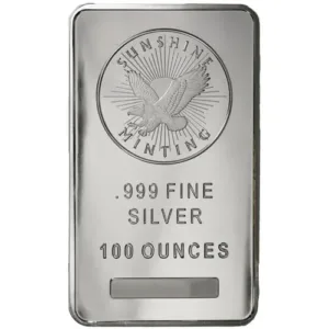 100 oz Silver bar