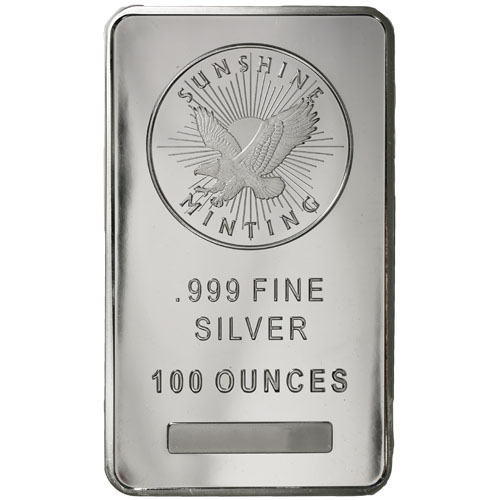 100 oz Silver bar