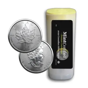 Silver maple 20 coin tubes