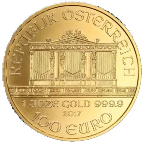 1 oz Austrian Gold Philharmonic Coin BU